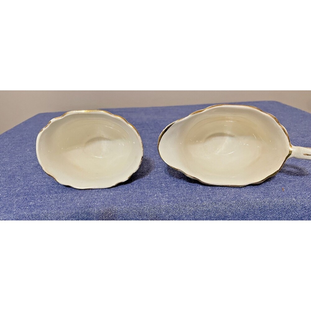 Vintage James Kent Ltd Longton Rapture Pattern #3007 Creamer And Sugar Bowl - Picture 8 of 11